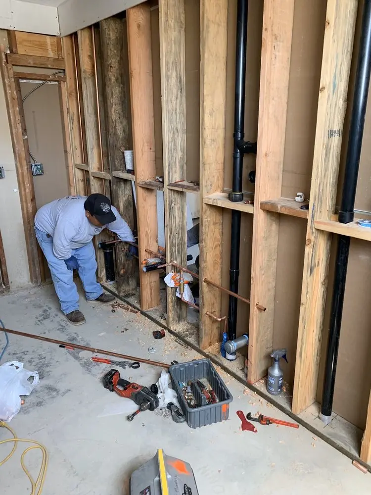 Commercial rough-in plumbing for Water Heater Replacement in Sunset Lake Estates